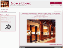 Tablet Screenshot of espace-bijoux.com